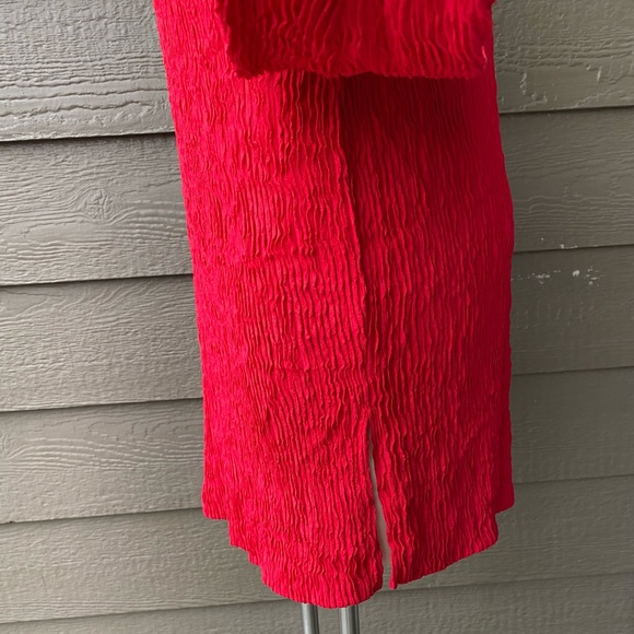 Vintage Timely Trends Red Women’s blouse top tunic Holiday Valentine Day size 16 - Picture 9 of 10